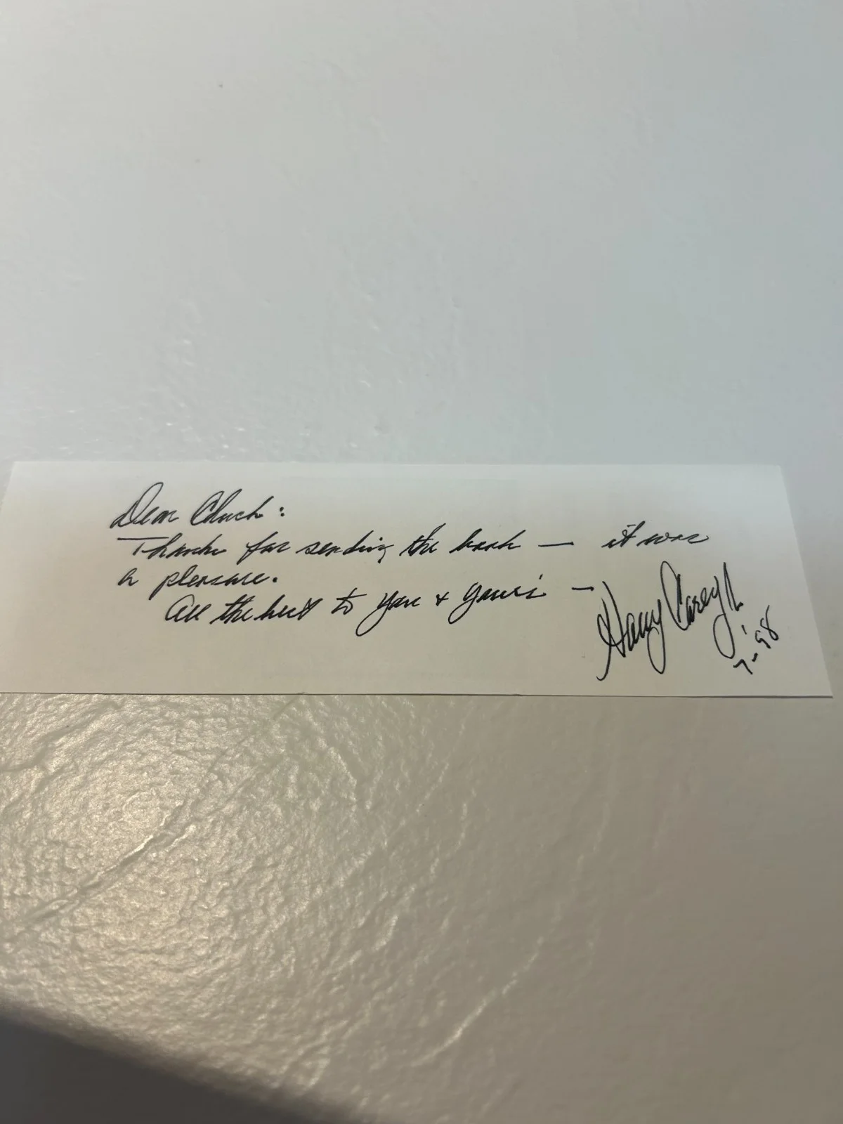 Harry Carer Jr — HARRY CAREY JR. SIGNED COLLECTOR GROUP COMPANY OF HEROES: MY LIFE AS AN ACTOR IN, изображение 5