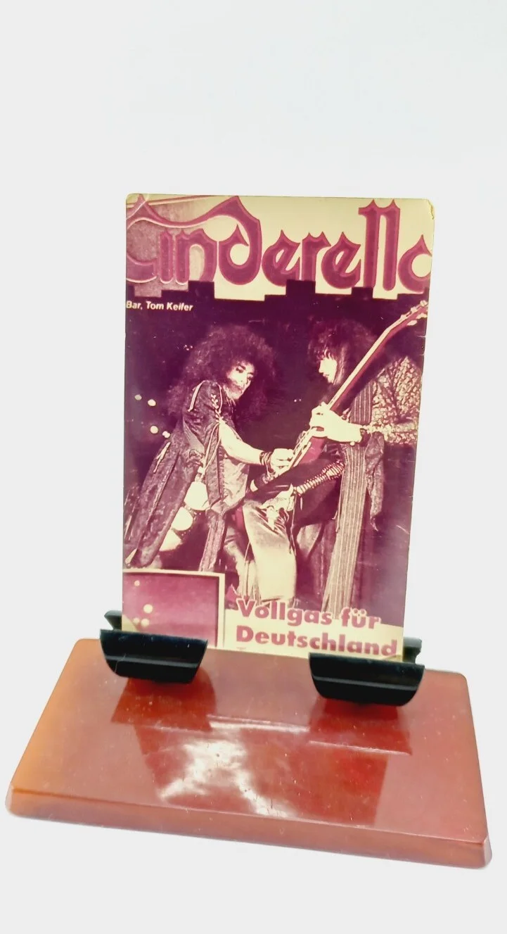 CINDERELLA / Bar, TOM KEIFER Vollgas Fur Deutschland 1980s Press Photo 6.5 x..., изображение 2