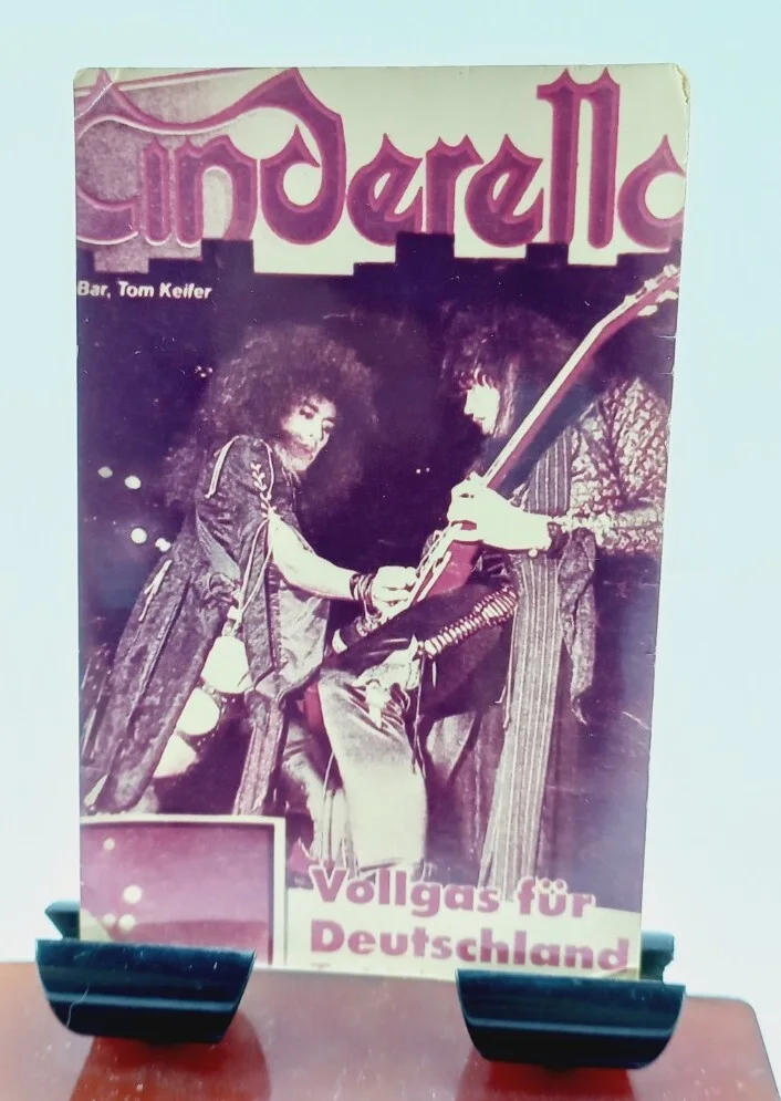 CINDERELLA / Bar, TOM KEIFER Vollgas Fur Deutschland 1980s Press Photo 6.5 x..., изображение 3