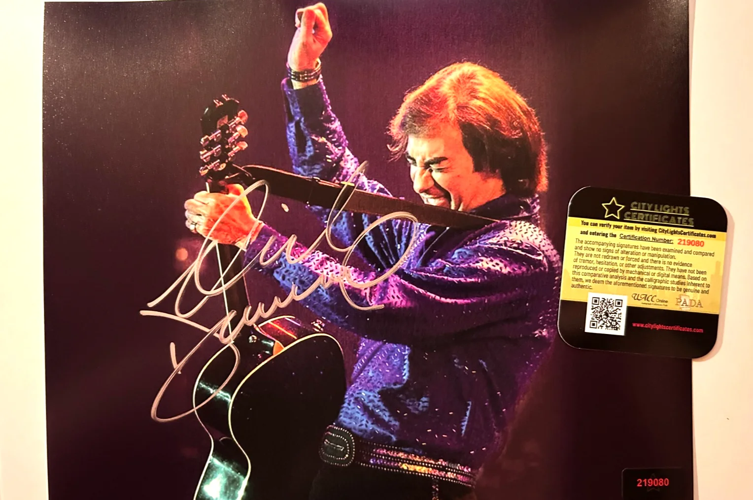 NEIL DIAMOND Signed Original 8x10" Authentic Autograph GENUINE w/COA, image 3
