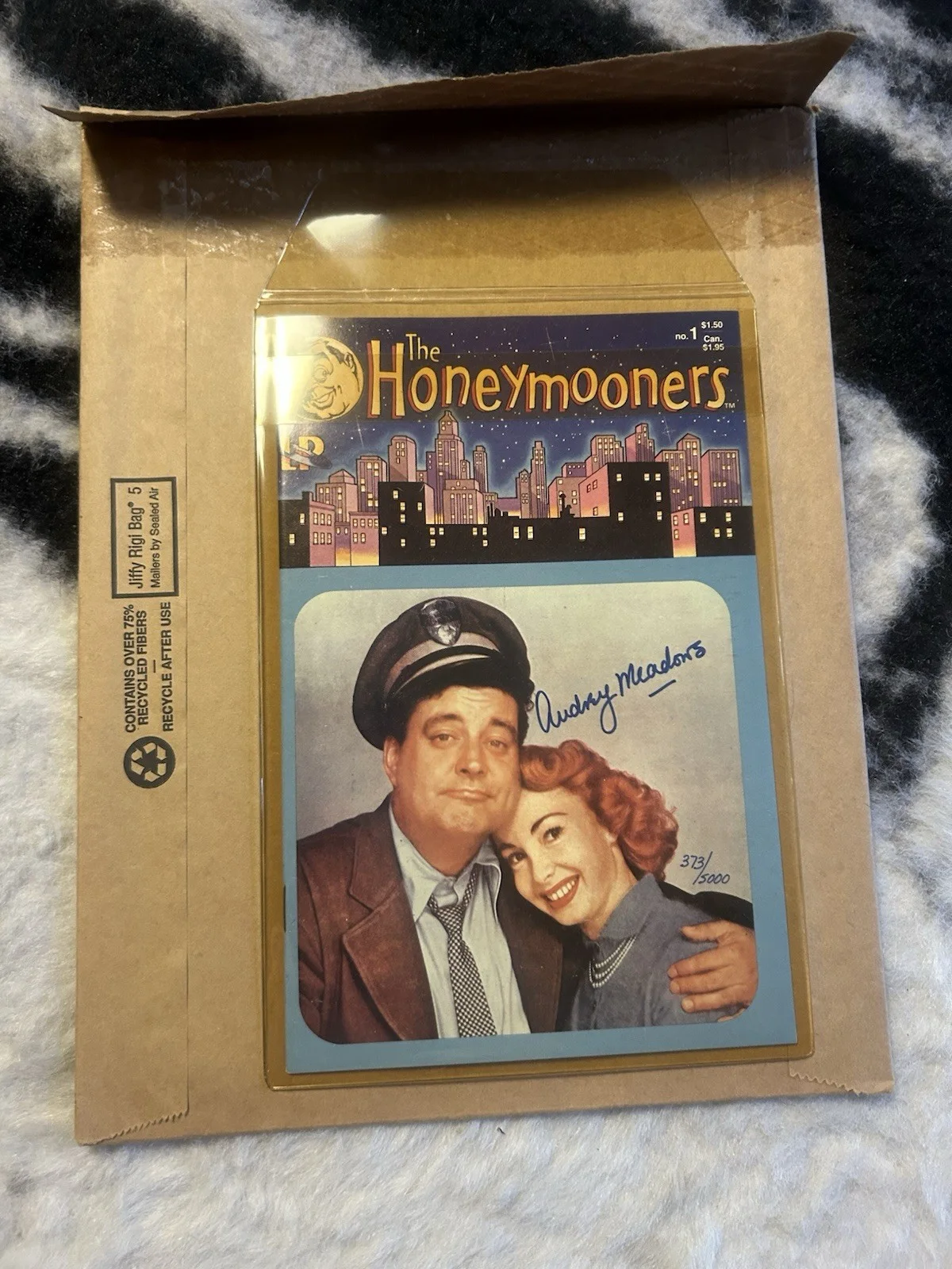 Audrey Meadows — Audrey Meadows Autographed/Signed Comic Book W/Global COA-The Honeymooners