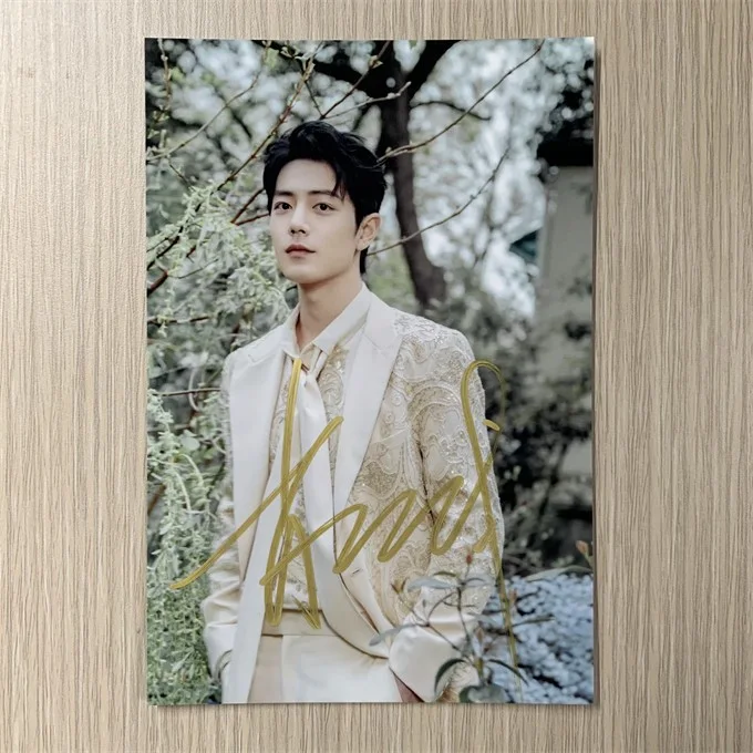 6"Sean Xiao/肖战 Hand Signed Autographed Photo Autographs Collection Original, image 2