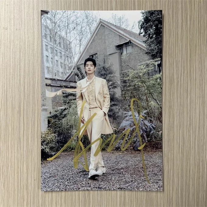 6"Sean Xiao/肖战 Hand Signed Autographed Photo Autographs Collection Original, image 3