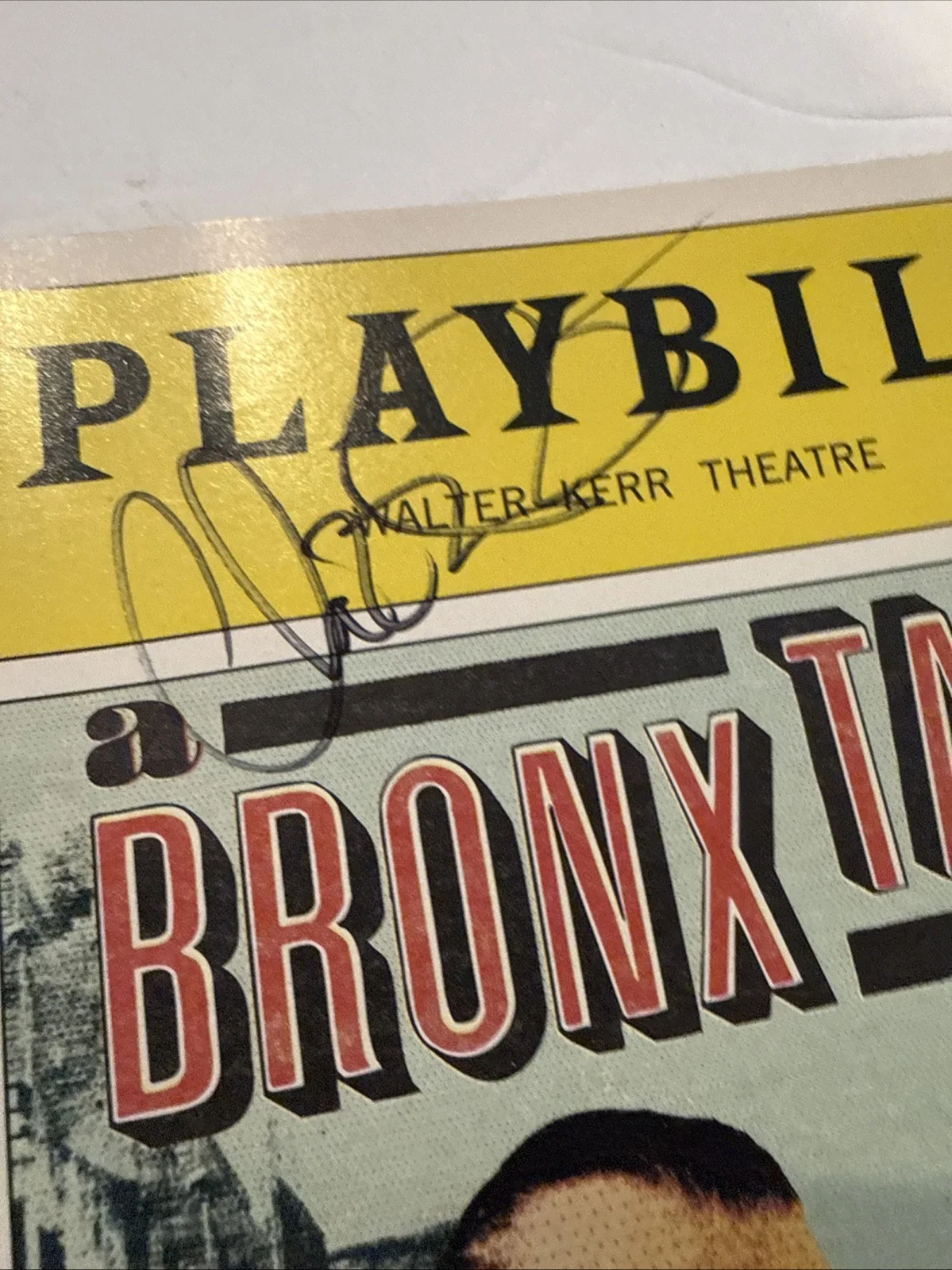 Chazz Palminteri Signed Autographed Bronx Tale Playbill, image 4