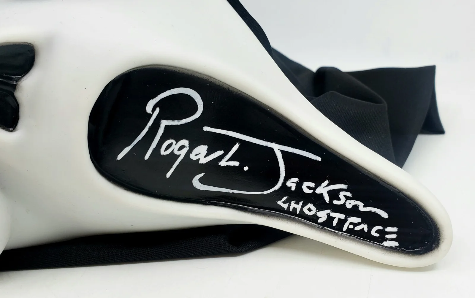ROGER JACKSON Signed GHOSTFACE MASK Autograph SCREAM - w/ JSA COA, image 2