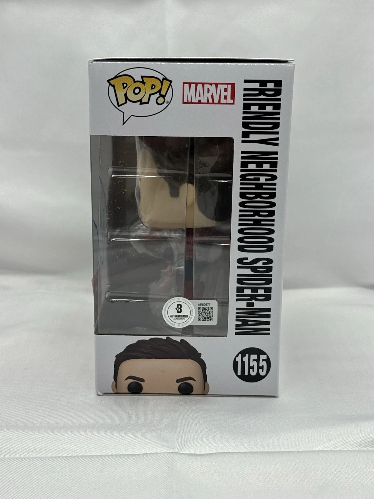 Tobey Maguire — Tobey Maguire SIGNED Autograph Spider-man Funko Pop #1155 Marvel Beckett LOA, image 2