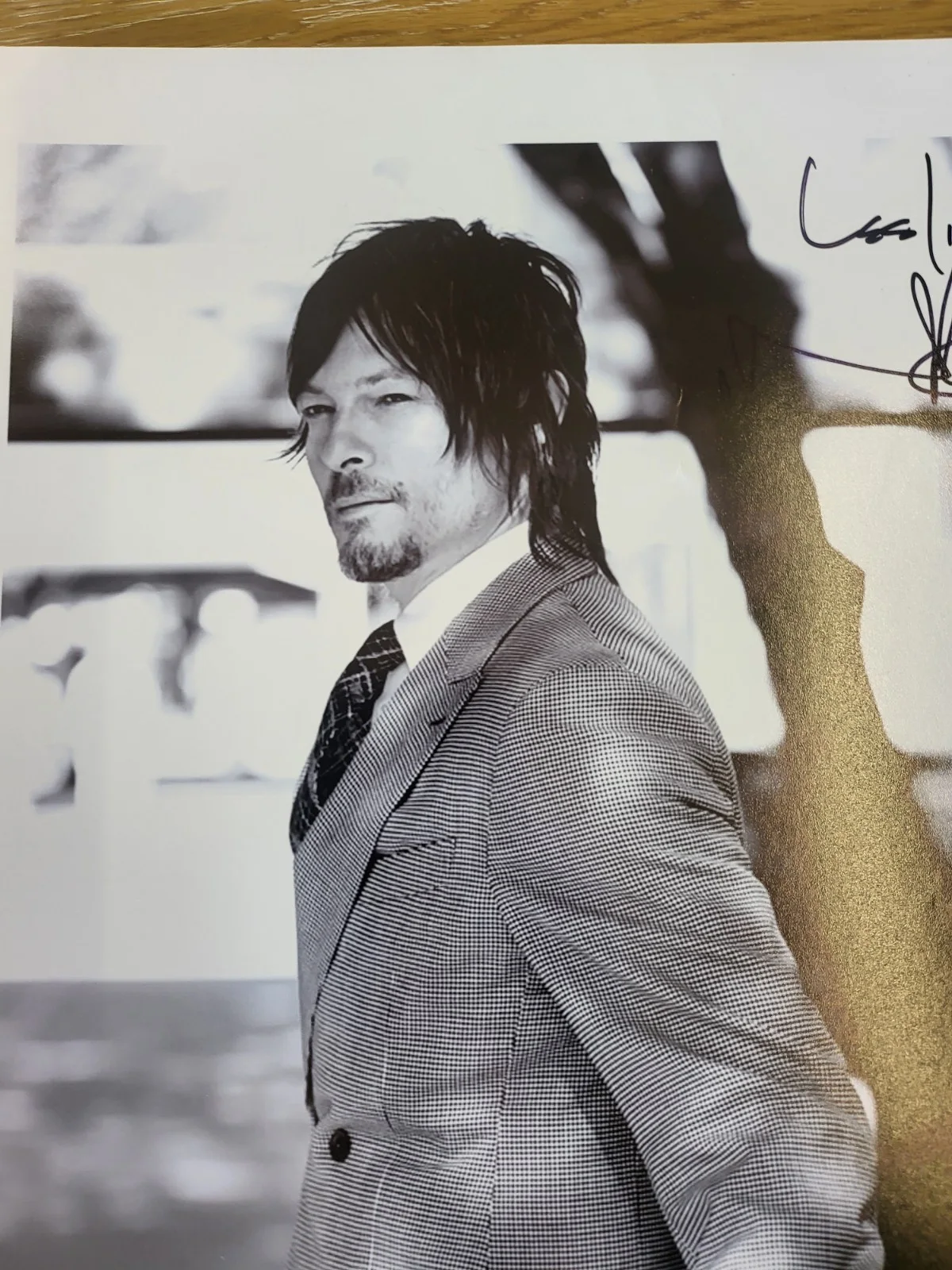 Norman Reedus — The Walking Dead Daryl Dixon Norman Reedus Signed Autographed Art Print Poster, изображение 3