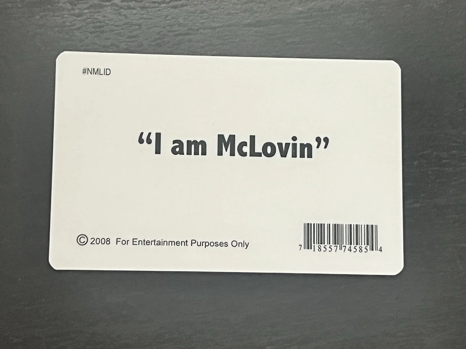 Christopher Mintz-Plasse — Christopher Mintz-Plasse Signed Autographed Superbad McLovin Hawaii ID Card, image 3