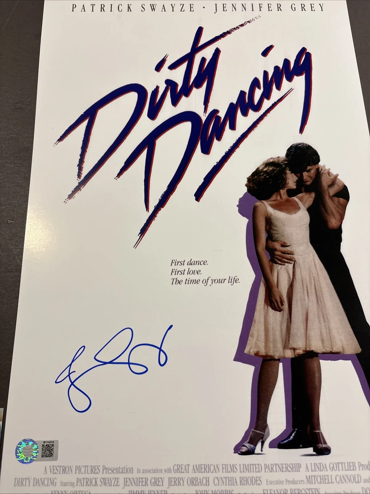 Jennifer Grey — Jennifer Grey Autographed Signed 11X17 Movie Poster - Dirty Dancing - Schwartz, изображение 3