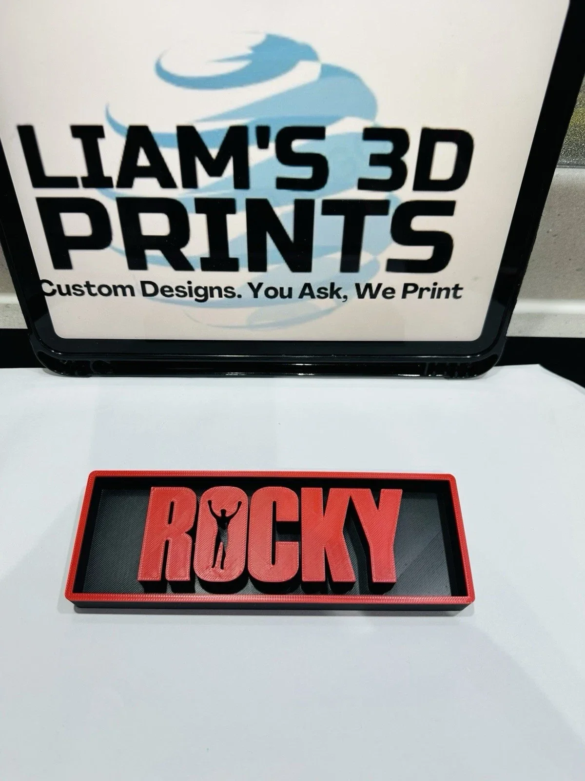 Decorative Rocky Box Sign Film Shelf Display small 17.5cm Large 22cm, изображение 2