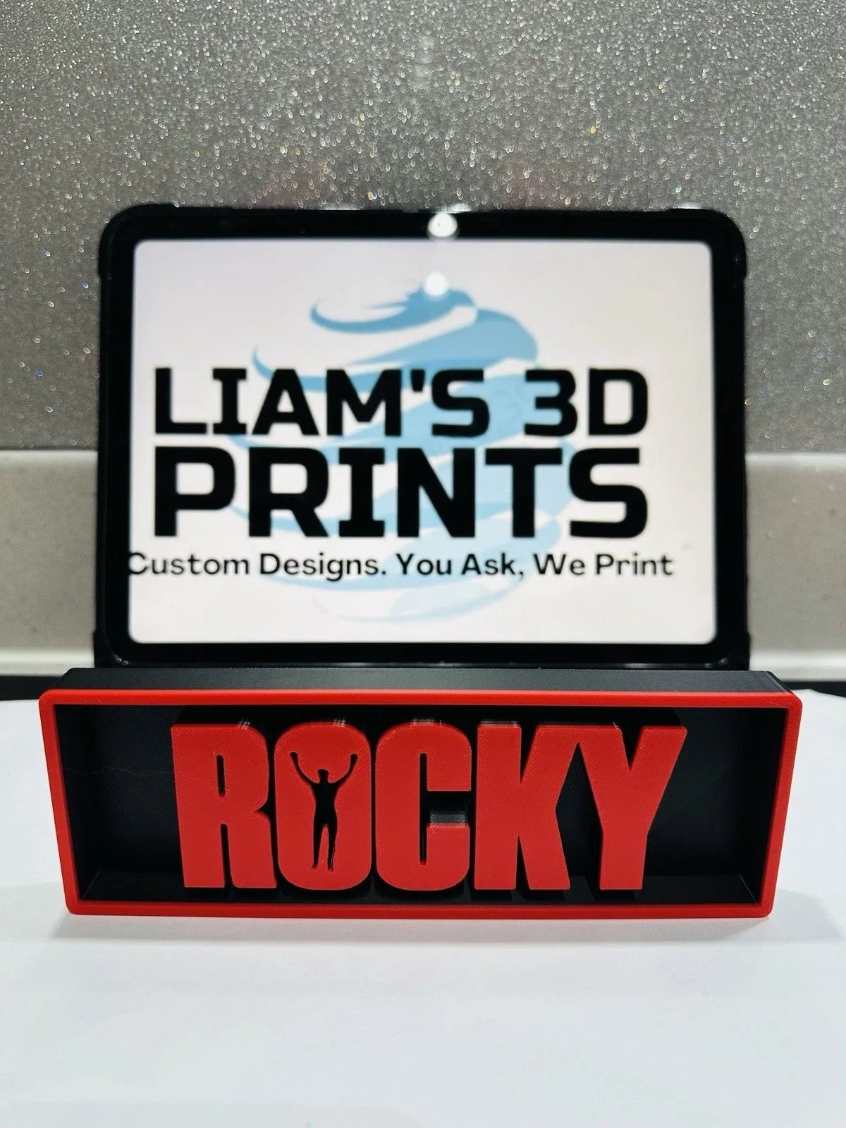 Decorative Rocky Box Sign Film Shelf Display small 17.5cm Large 22cm, изображение 4