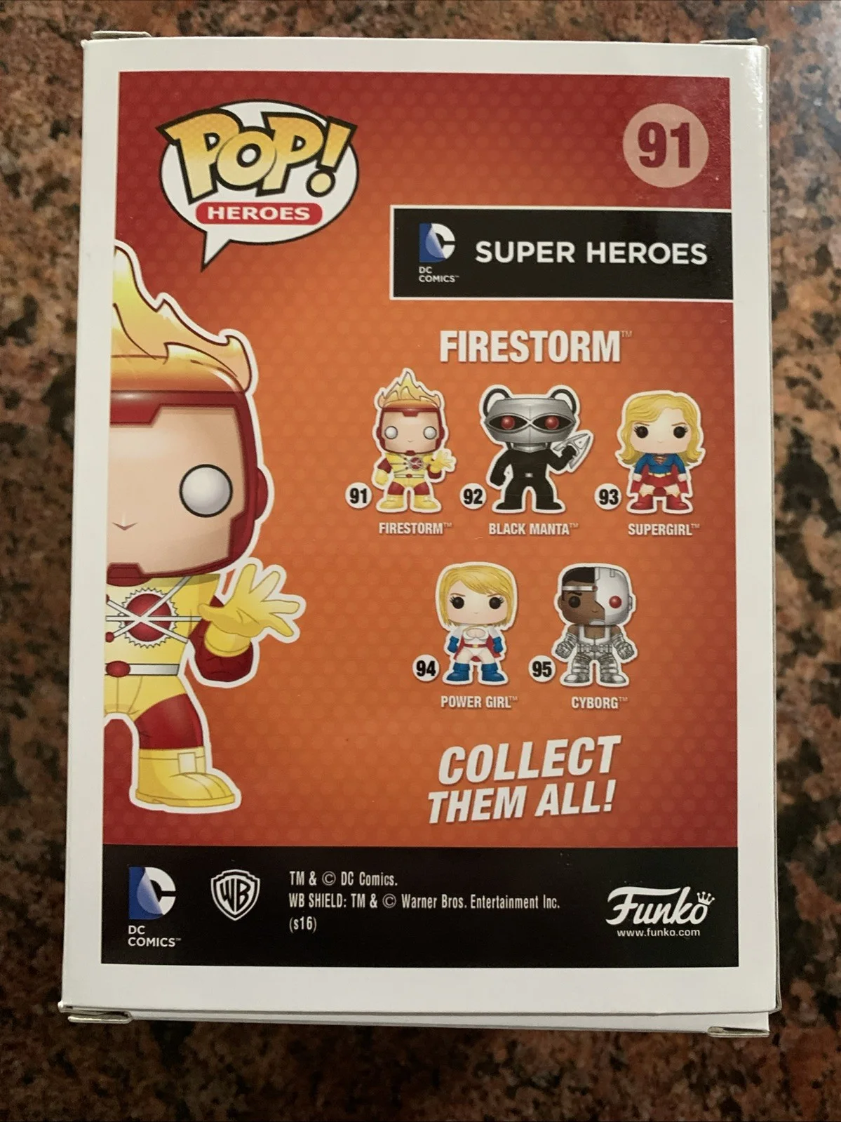 Robbie Amell — Robbie Amell Signed Firestorm Funko DC Super Heroes 91 Autograph JSA, image 3