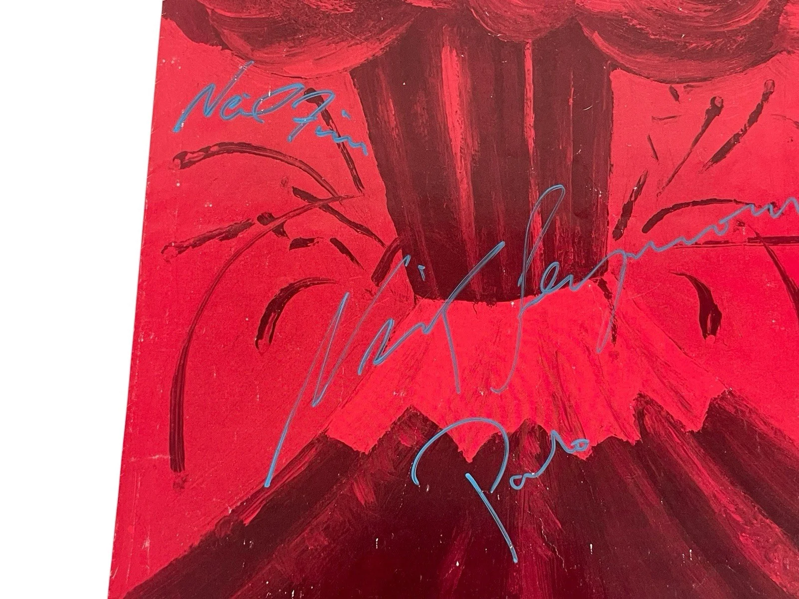Crowded House Signed Album Insert Neil Finn Nick Seymour Paul Hester Autographed, изображение 2