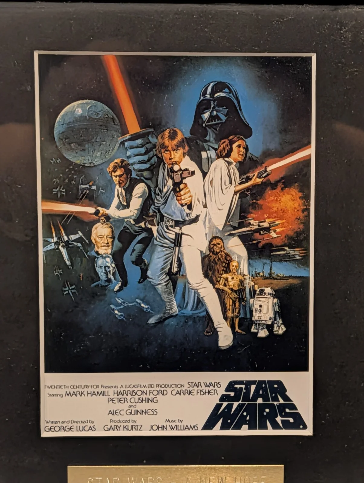 Star Wars - A New Hope (1977) - Framed Double Film Cell Presentation #111of 1000, image 4