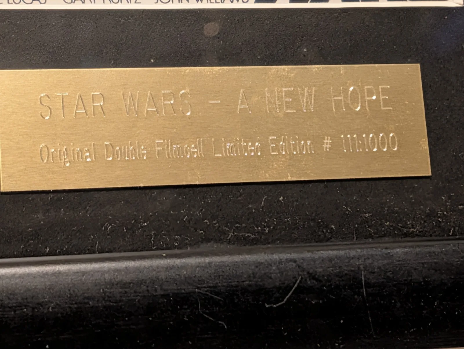 Star Wars - A New Hope (1977) - Framed Double Film Cell Presentation #111of 1000, image 5