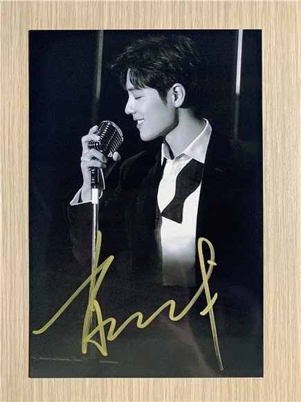 6"Sean Xiao/肖战 Hand Signed Autographed Photo Autographs Collection Original, изображение 3