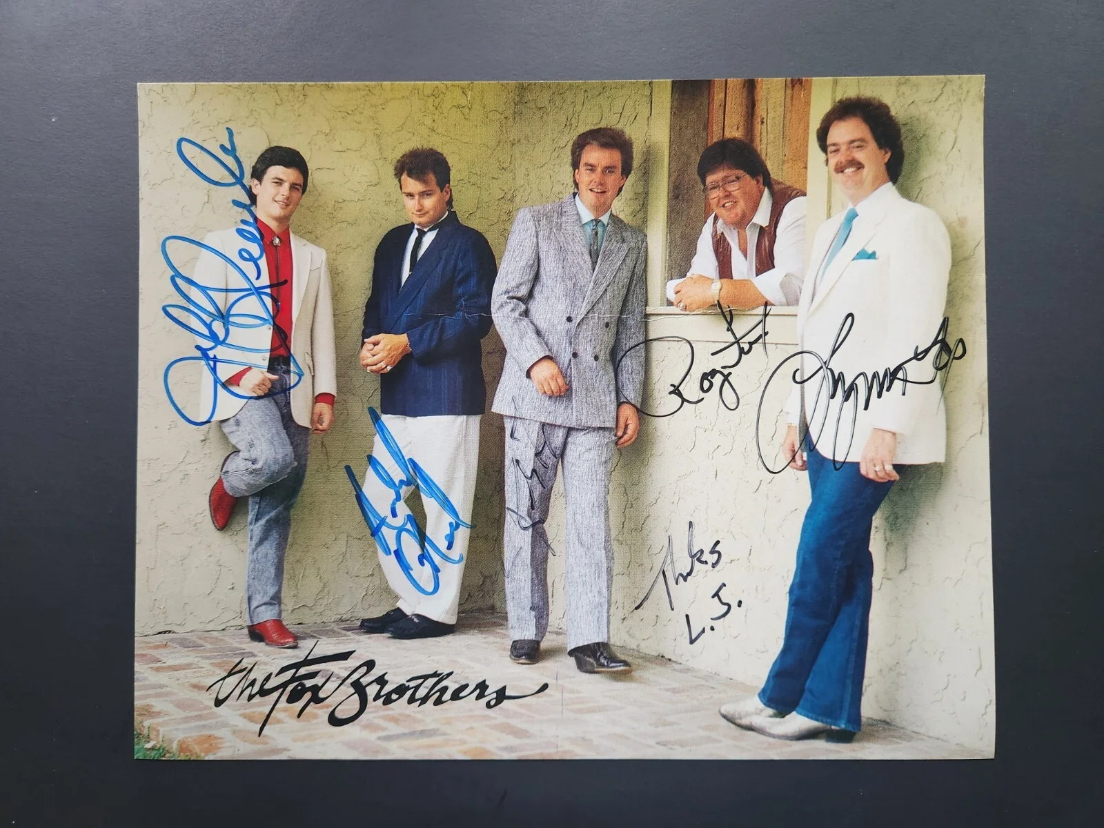 THE FOX BROTHERS Christian Gospel Country Music Group Hand Signed Photo 8X10, изображение 2