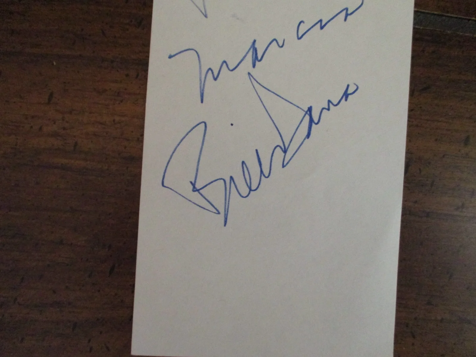 BILL DANA(Died-2017)("Jose Jimenez"/The Bill Dana Show)Signed 3 x 5 Page/Sheet, изображение 2