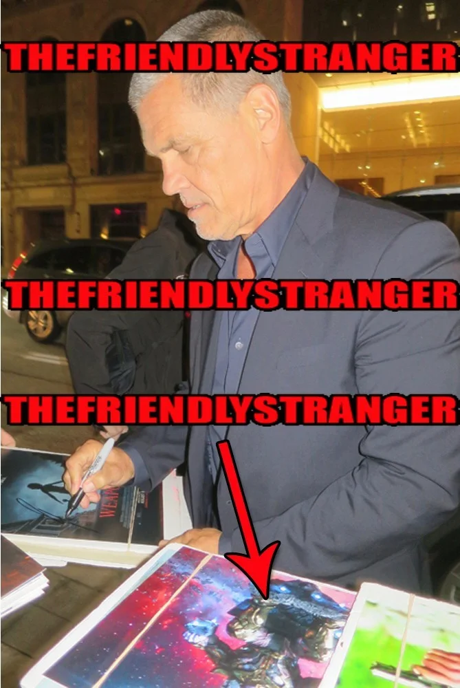Josh Brolin — Josh Brolin signed GUARDIANS OF GALAXY 8x10 Photo EXT PROOF Avengers Thanos ACOA, изображение 3