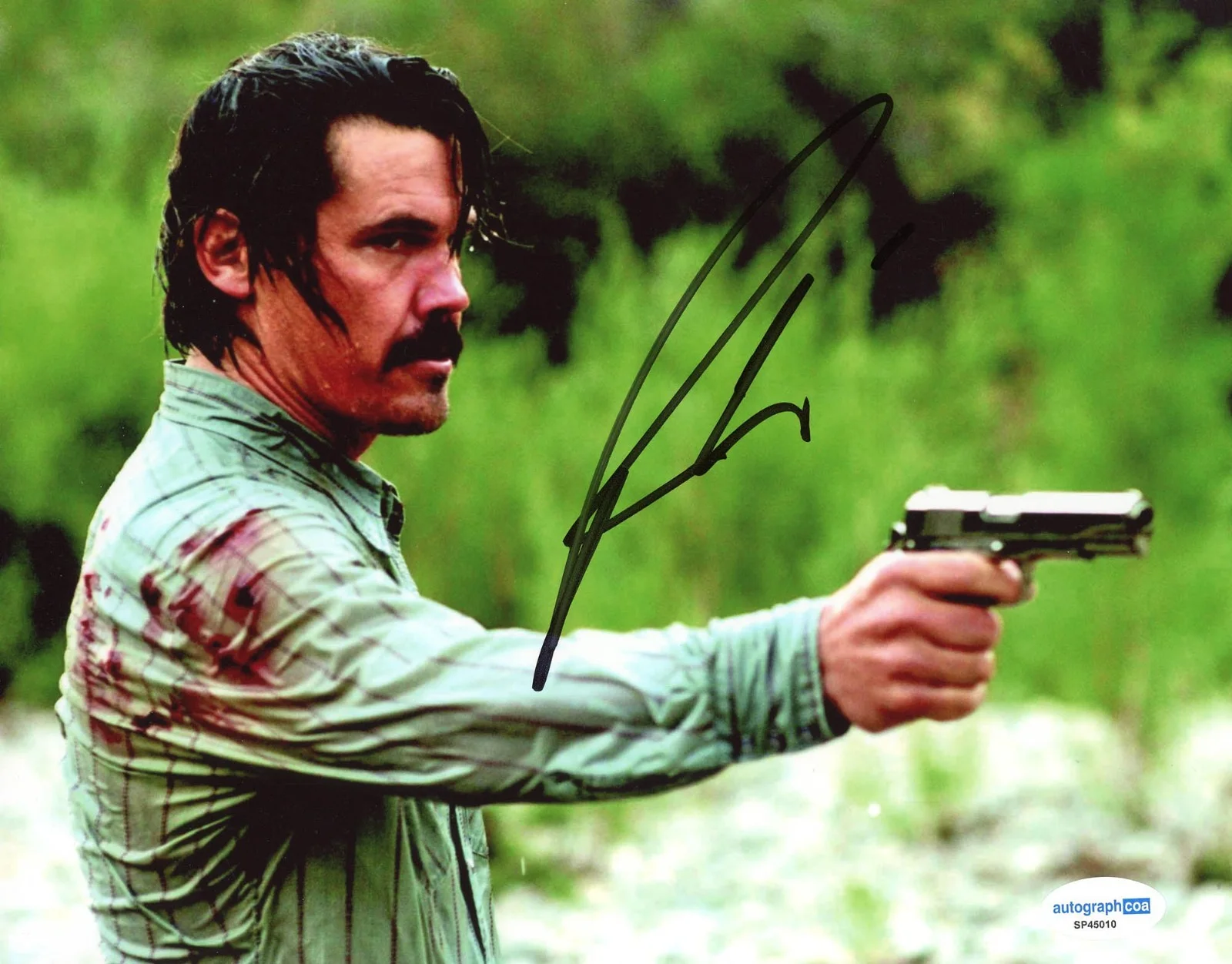 Josh Brolin — Josh Brolin signed "NO COUNTRY FOR OLD MEN" 8x10 Photo EXACT PROOF a ACOA COA, изображение 4