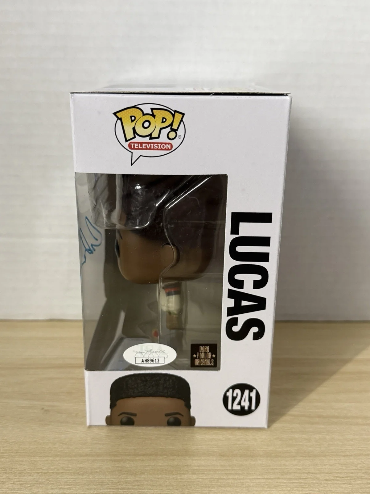 Caleb McLaughlin — Caleb McLaughlin Signed Stranger Things Lucas Funko Pop 1241 Autograph JSA, image 5