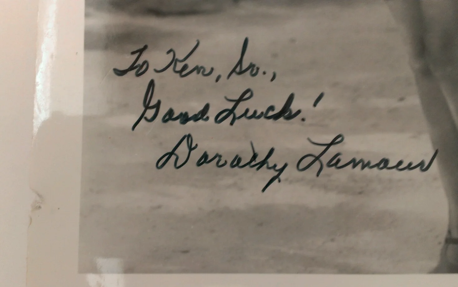 Dorothy Lamour — Autograph DOROTHY LAMOUR COA by PSA/DNA, image 3