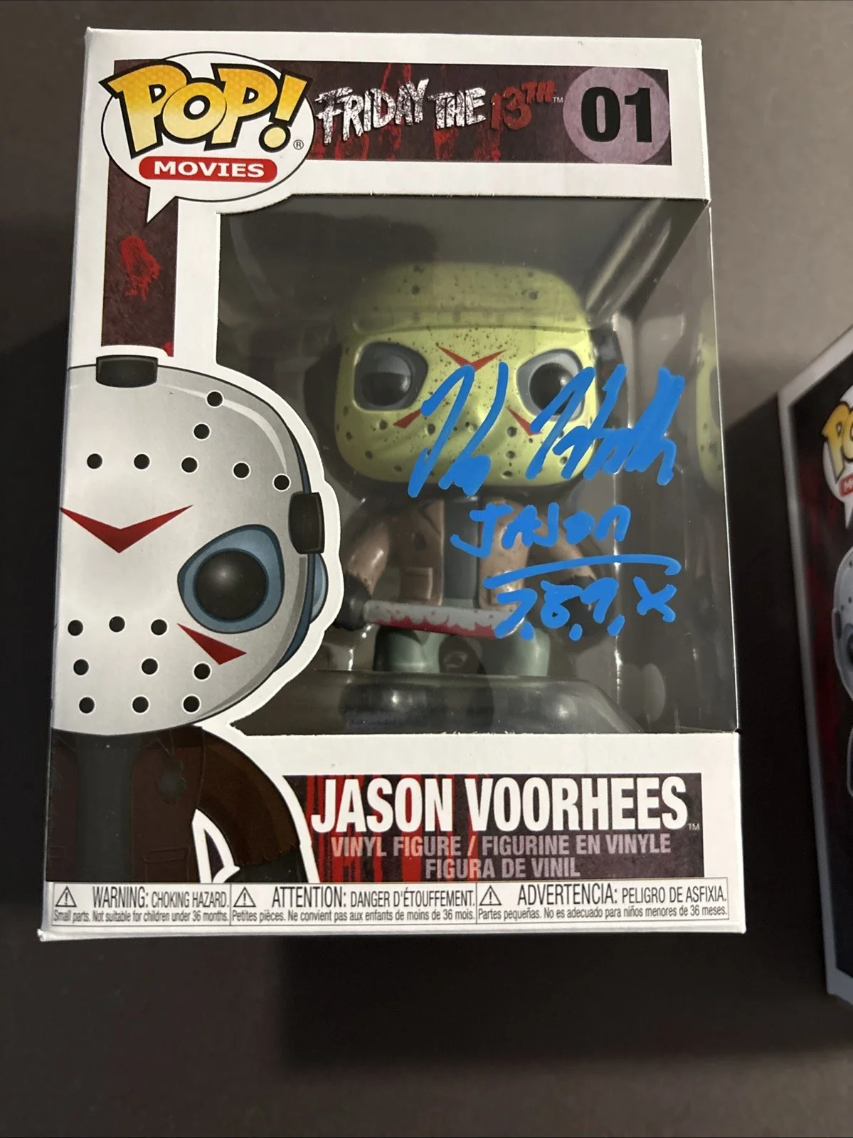 Kane Hodder, Ari Lehman — Kane Hodder and Ari Lehman Signed Friday the 13th Funko's # 01 -JSA/Beckett, изображение 2