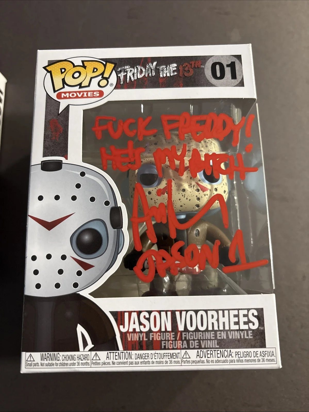 Kane Hodder, Ari Lehman — Kane Hodder and Ari Lehman Signed Friday the 13th Funko's # 01 -JSA/Beckett, изображение 5