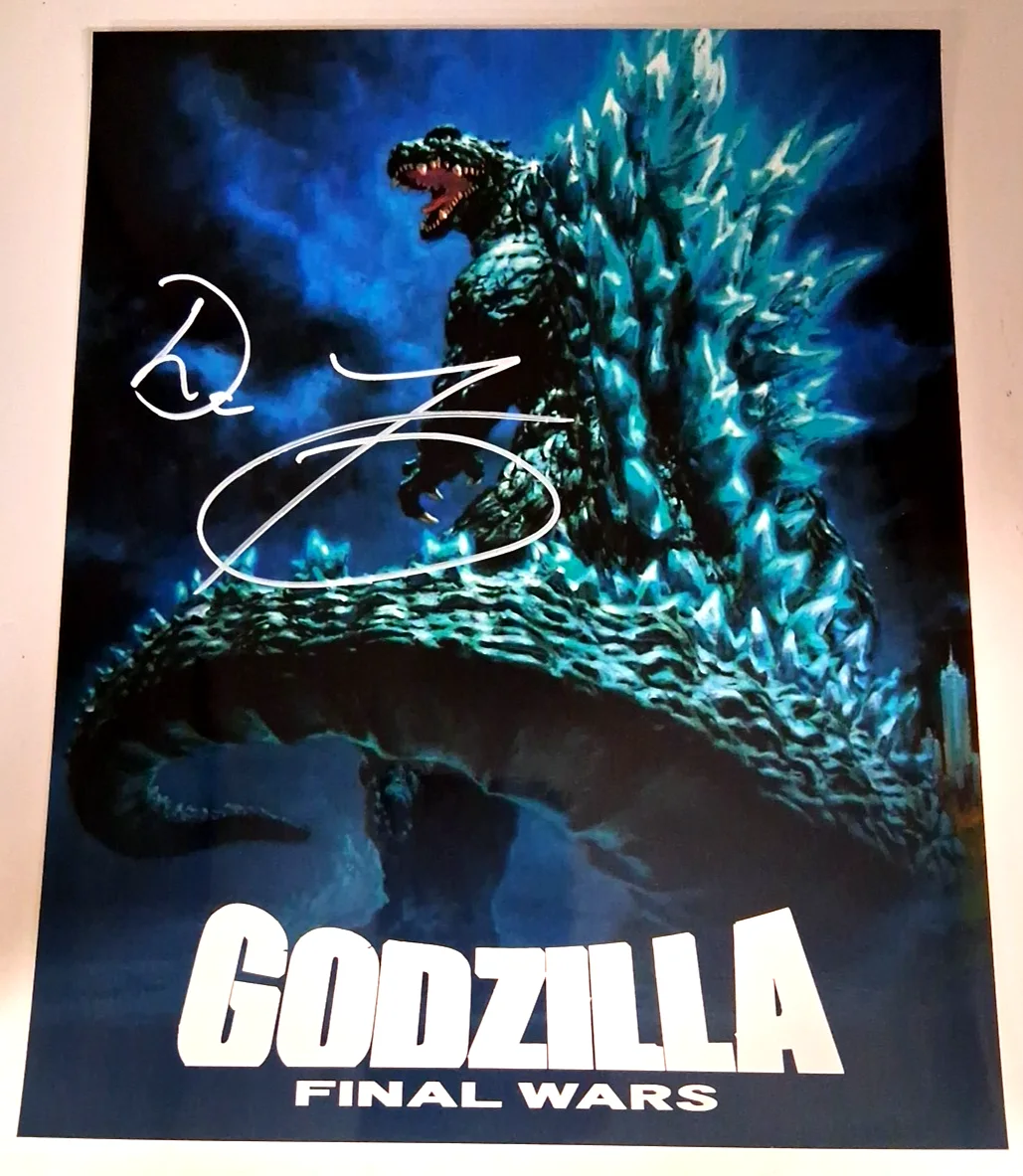 DON FRYE UFC HALL OF FAME CPT GORDON GODZILLA AUTOGRAPHED PHOTO COA FREE SHIP, изображение 2