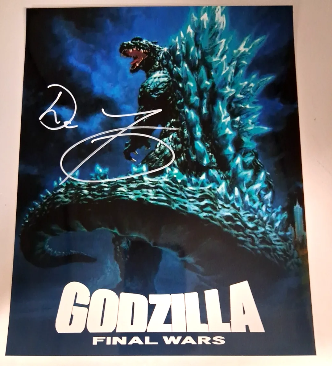 DON FRYE UFC HALL OF FAME CPT GORDON GODZILLA AUTOGRAPHED PHOTO COA FREE SHIP, изображение 3