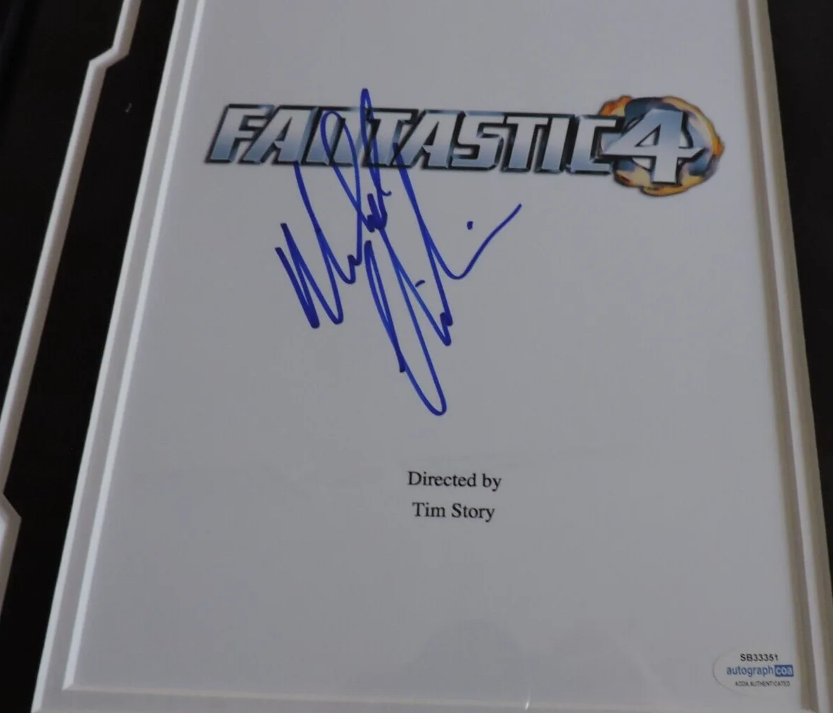 Michael Chiklis — Michael Chiklis Signed FANTASTIC FOUR Script Cover Autograph JSA COA, image 4