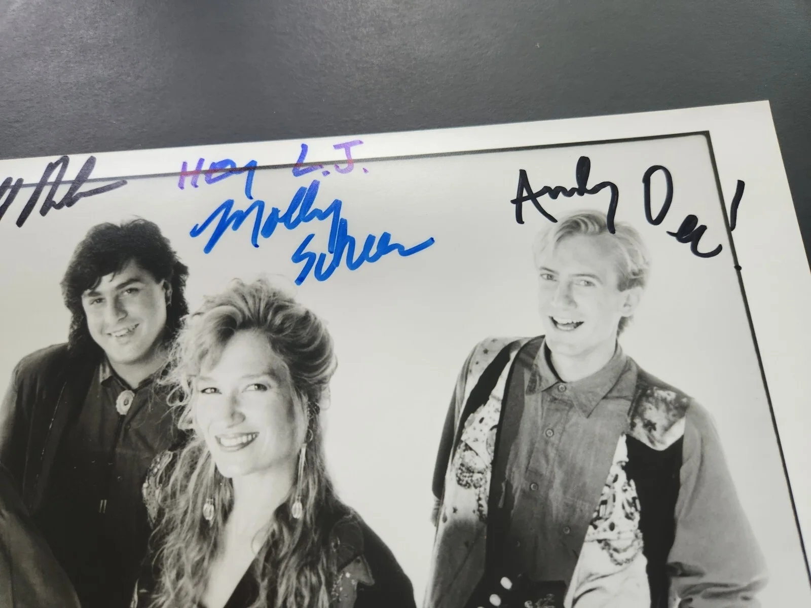 MOLLY & THE HEYMAKERS Country Music Group Band Hand Signed Photo 8X10, изображение 4