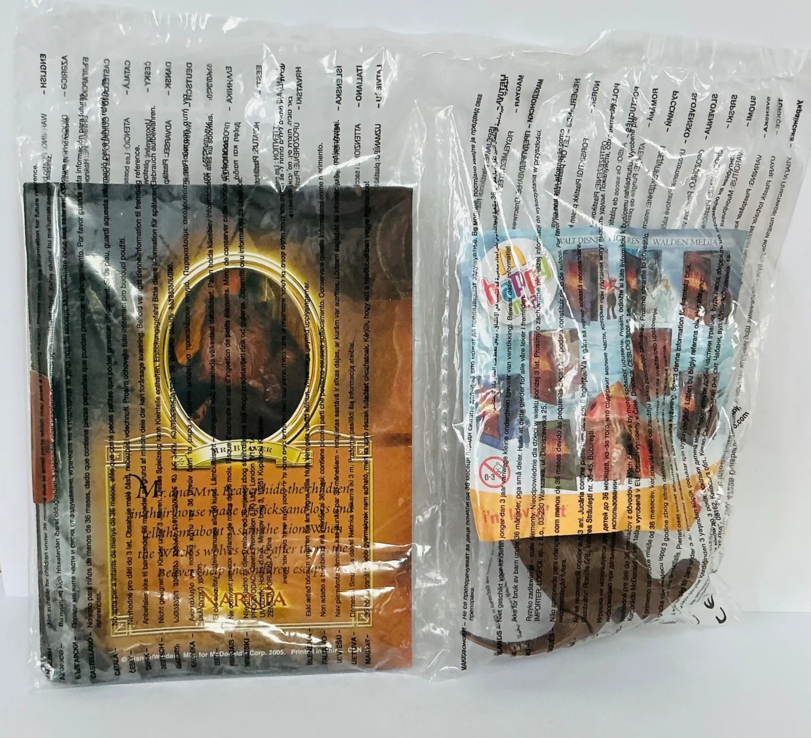 NEW 2005 MCDONALDS DISNEY CHRONICLES OF NARNIA MR BEAVER ACTION FIGURE TOY RARE, изображение 2