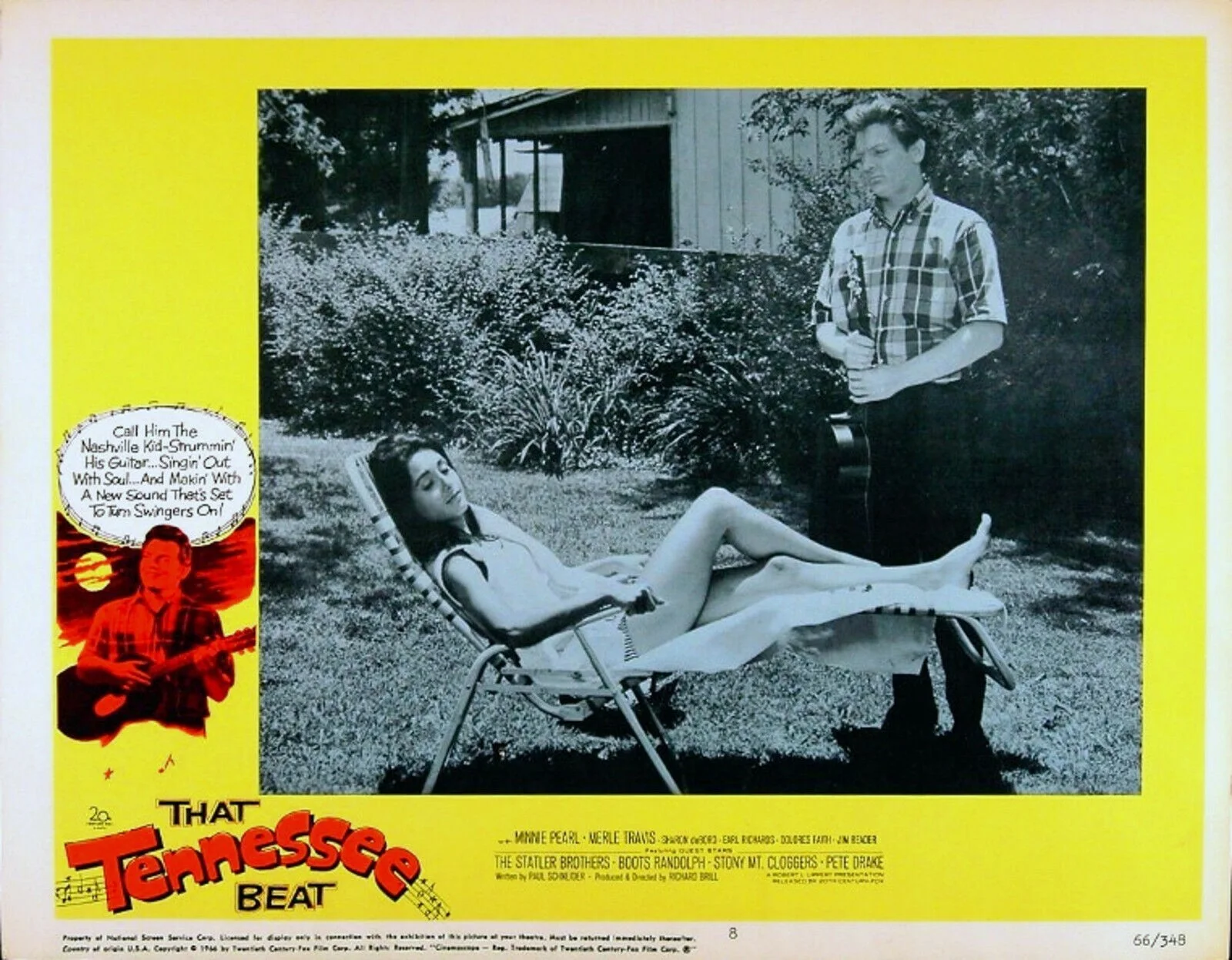 THAT TENNESSEE BEAT 1966 Earl 'Snake' Richards, Lightnin' Chance 5 LOBBY CARDS, изображение 5