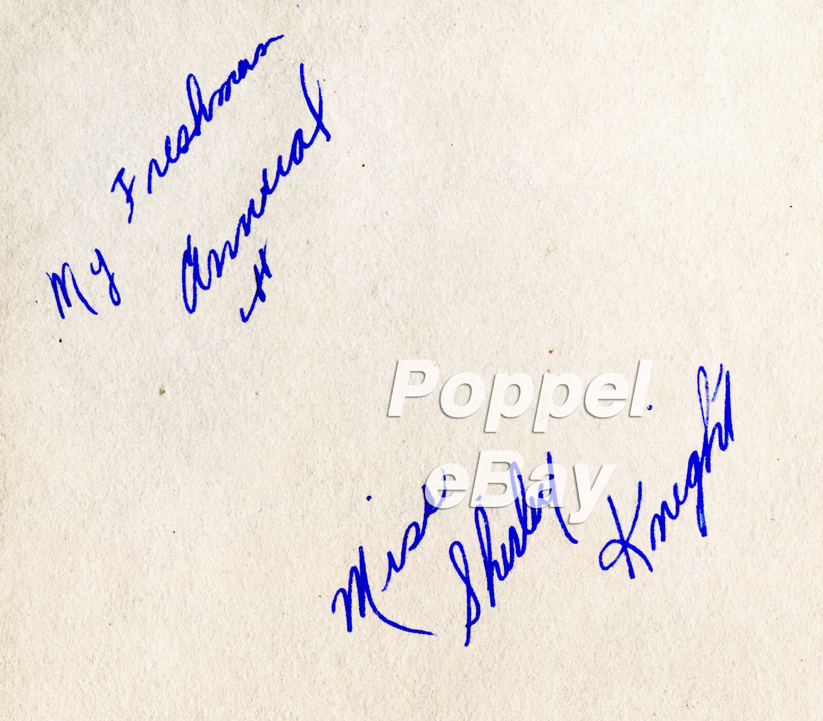 SHIRLEY KNIGHT High School Yearbook HER OWN COPY!! VINTAGE SIGNED!!, изображение 3