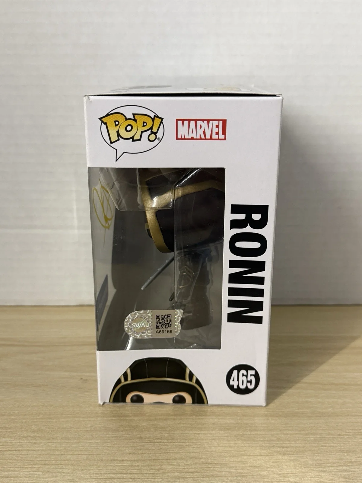Jeremy Renner — Jeremy Renner Signed RONIN Avengers Funko Pop #465 SWAU Certified Autographed, изображение 4