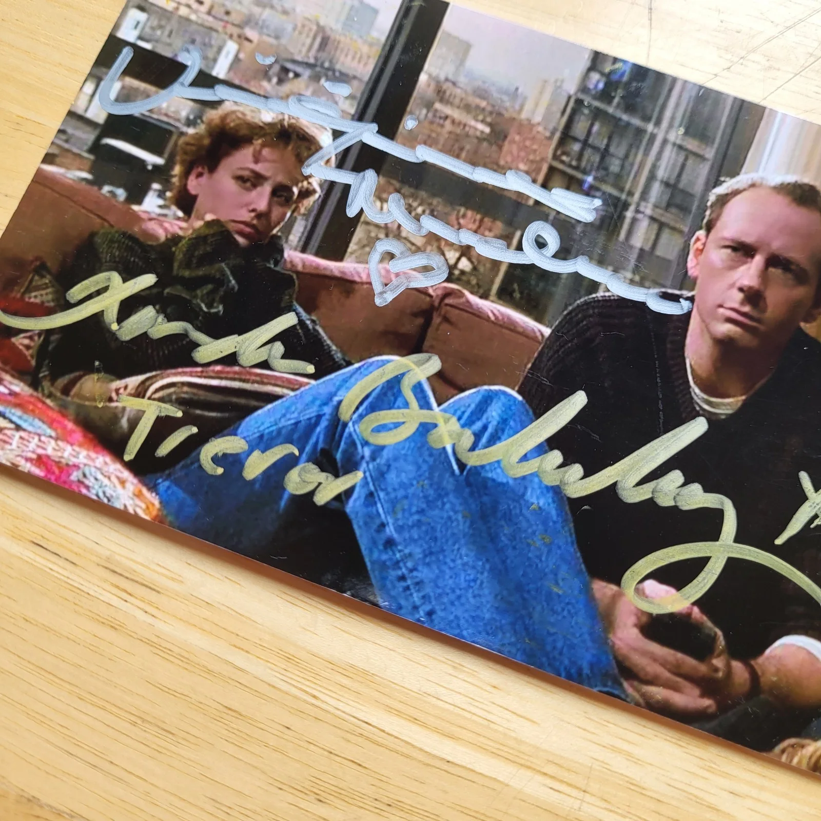 Virginia Madsen, Xander Berkeley — Virginia Madsen And Xander Berkeley Candyman Hand Signed 4x6 Autograph, image 3