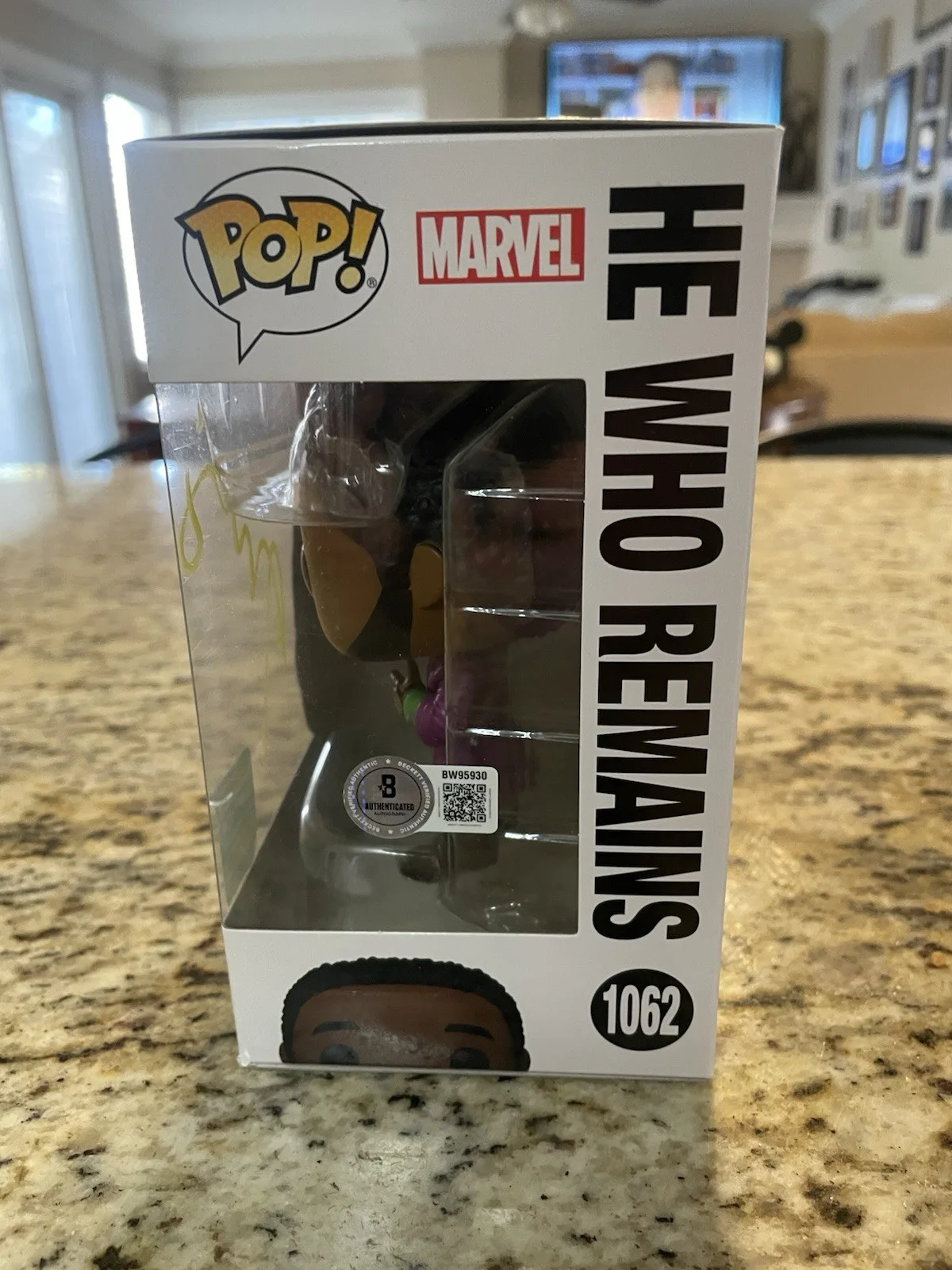 Jonathan Majors Signed He Who Remains Loki #1062 Autographed PSA Marvel Funko, изображение 2