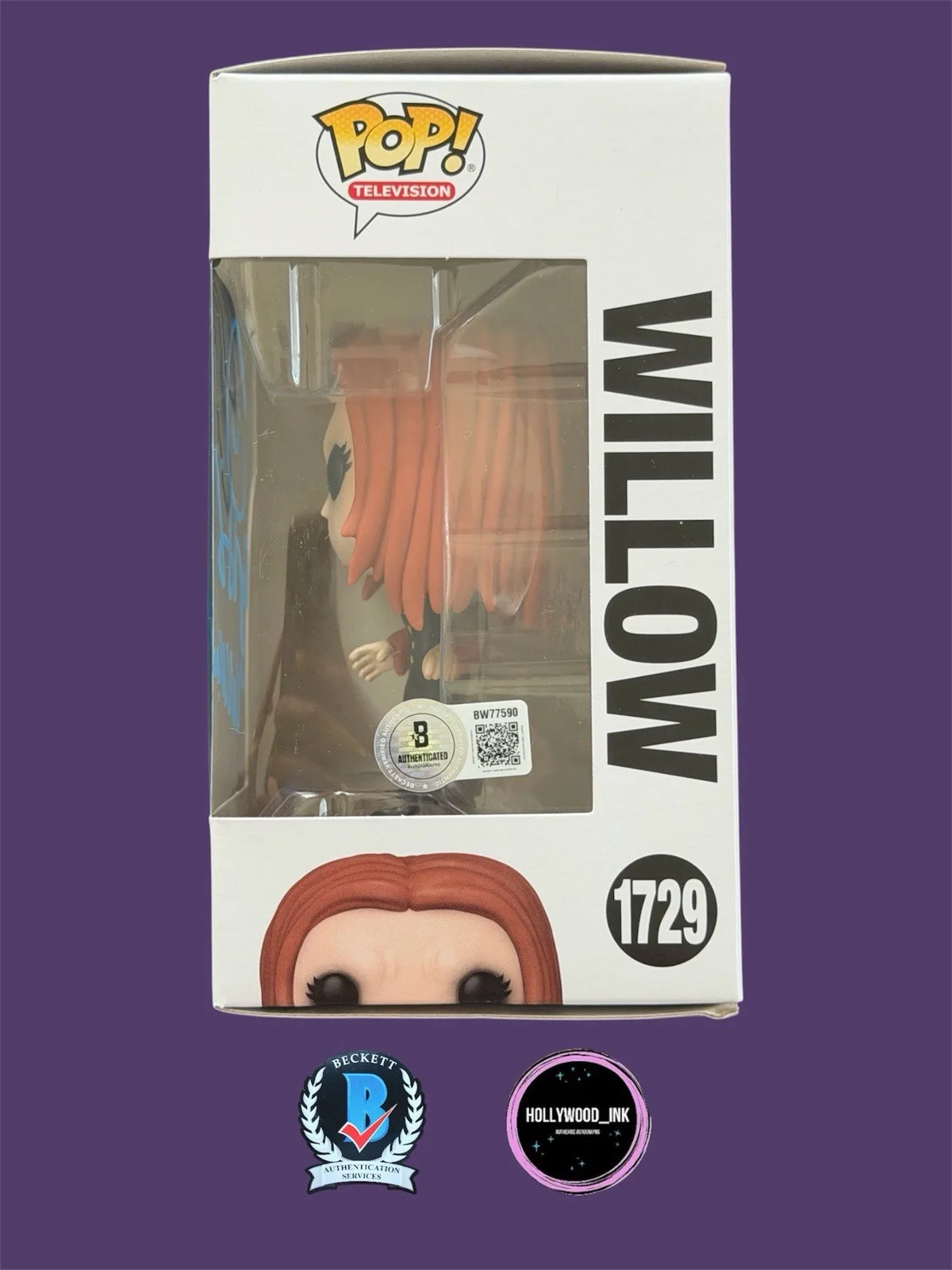 Alyson Hannigan — ALYSON HANNIGAN SIGNED BUFFY THE VAMPIRE SLAYER WILLOW FUNKO W/INSCRIPTION BAS-A, image 3
