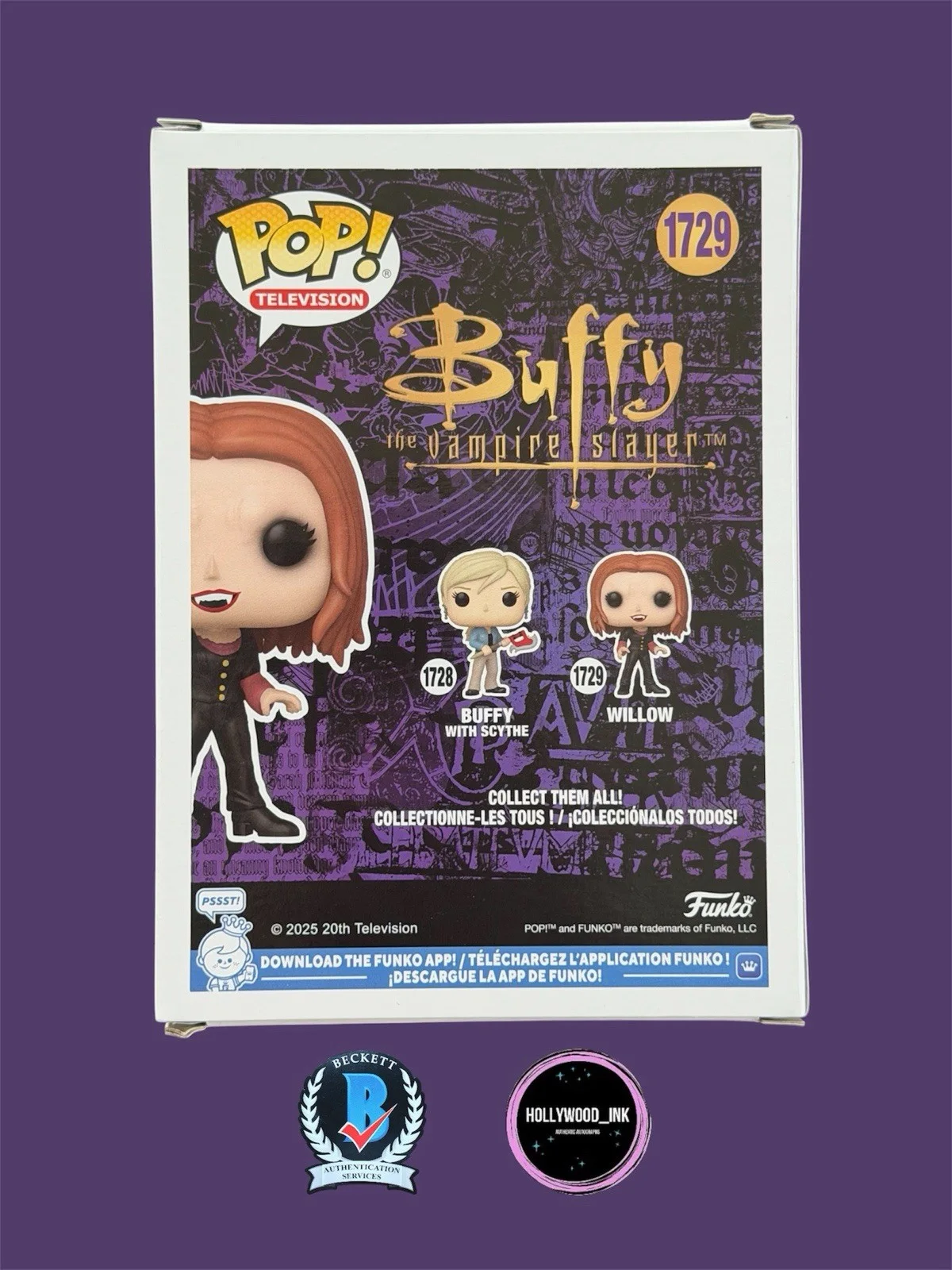 Alyson Hannigan — ALYSON HANNIGAN SIGNED BUFFY THE VAMPIRE SLAYER WILLOW FUNKO W/INSCRIPTION BAS-A, image 4