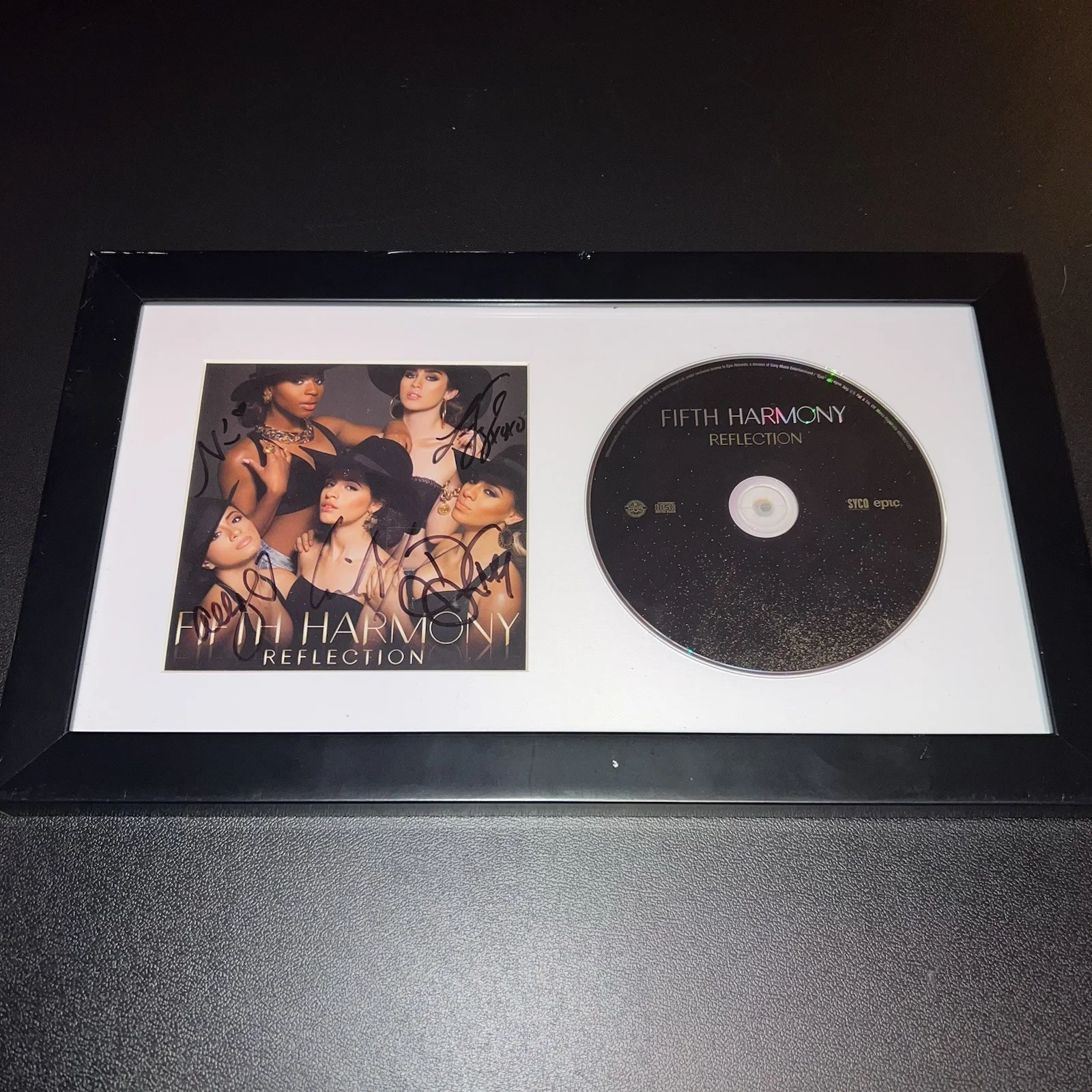 Fifth Harmony CD 2015 Reflection Signed Framed Autographed By All Five Members, image 2