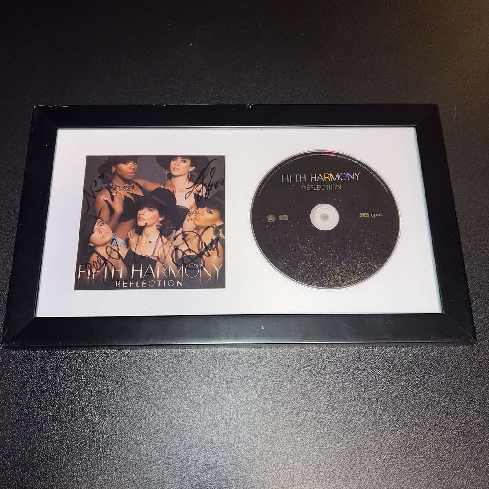 Fifth Harmony CD 2015 Reflection Signed Framed Autographed By All Five Members, image 3