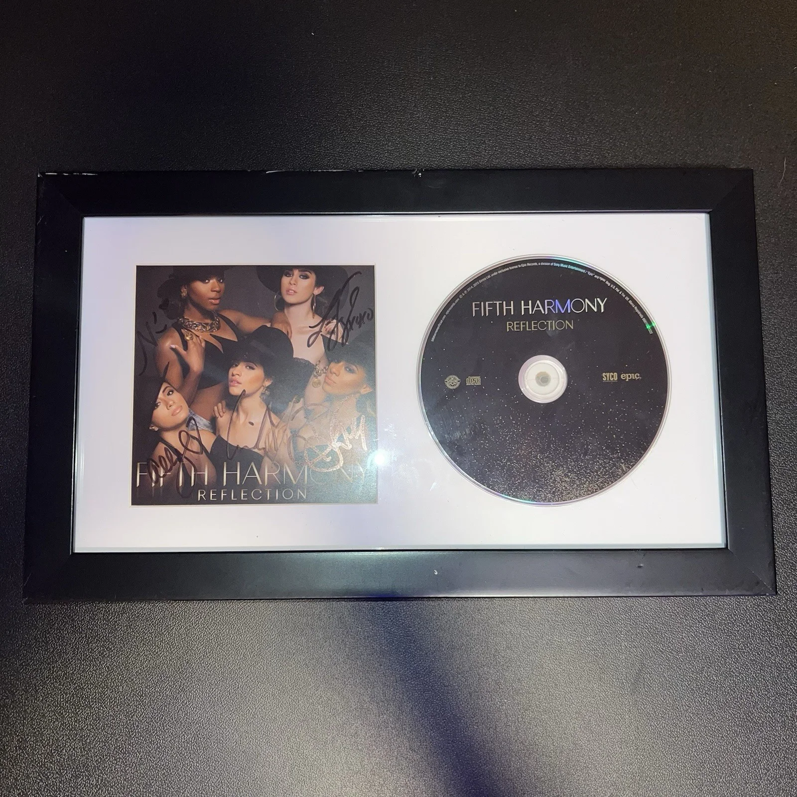 Fifth Harmony CD 2015 Reflection Signed Framed Autographed By All Five Members, image 4
