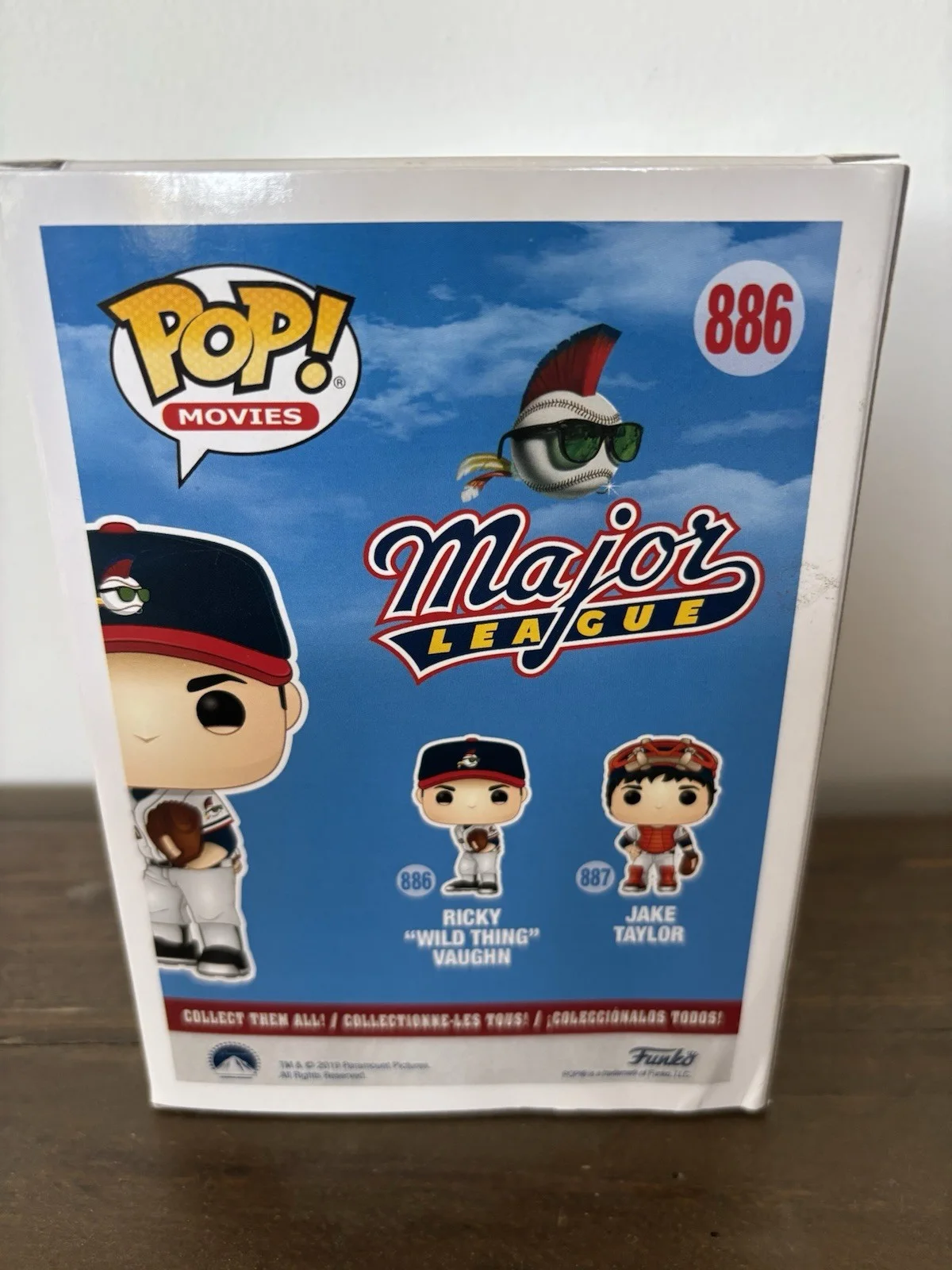 Charlie Sheen — Charlie Sheen Signed Auto Ricky Vaughn Funko Pop Beckett Authenticated, изображение 3