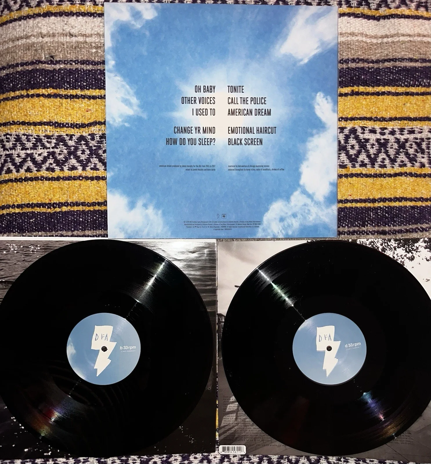 LCD SOUNDSYSTEM - American Dream FULLY SIGNED Vinyl 2xLP NM James Murphy +7 Rare, изображение 2