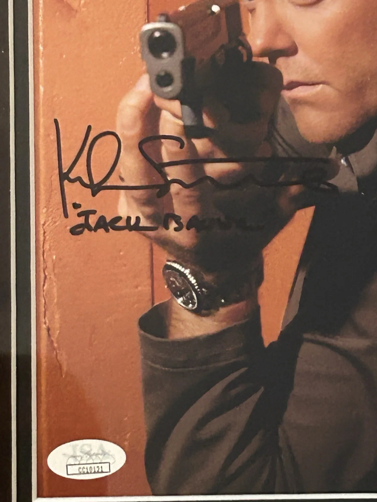 Kiefer Sutherland Signed Jack Bauer 24 Photo Framed JSA, image 2