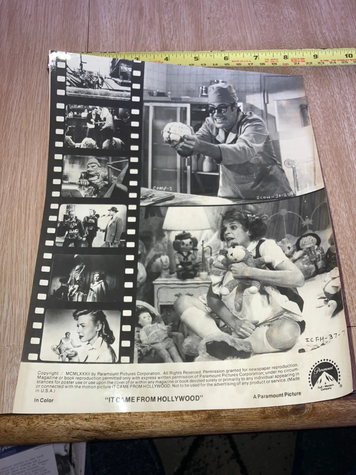 It came from hollywood Movie Still/Promo Poster lot 2, изображение 2