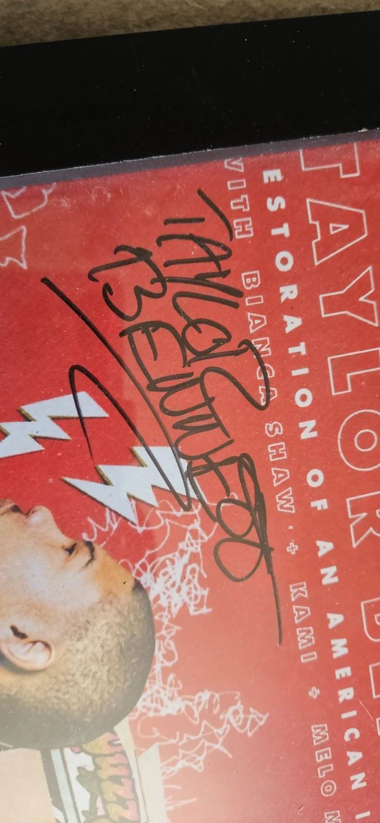 Taylor Bennett American Idol Rapper Signed Poster, image 2