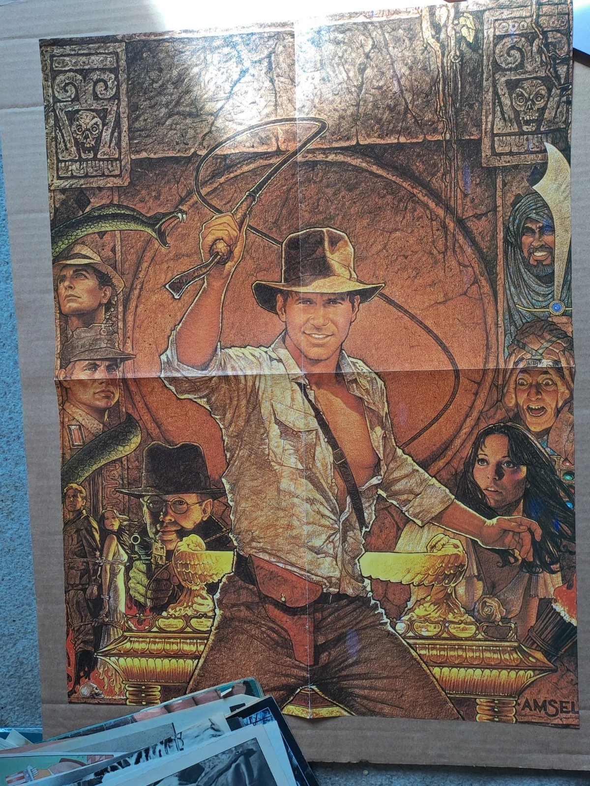 Lot of original RAIDERS OF THE LOST ARK magazines & posters - Harrison Ford, изображение 2