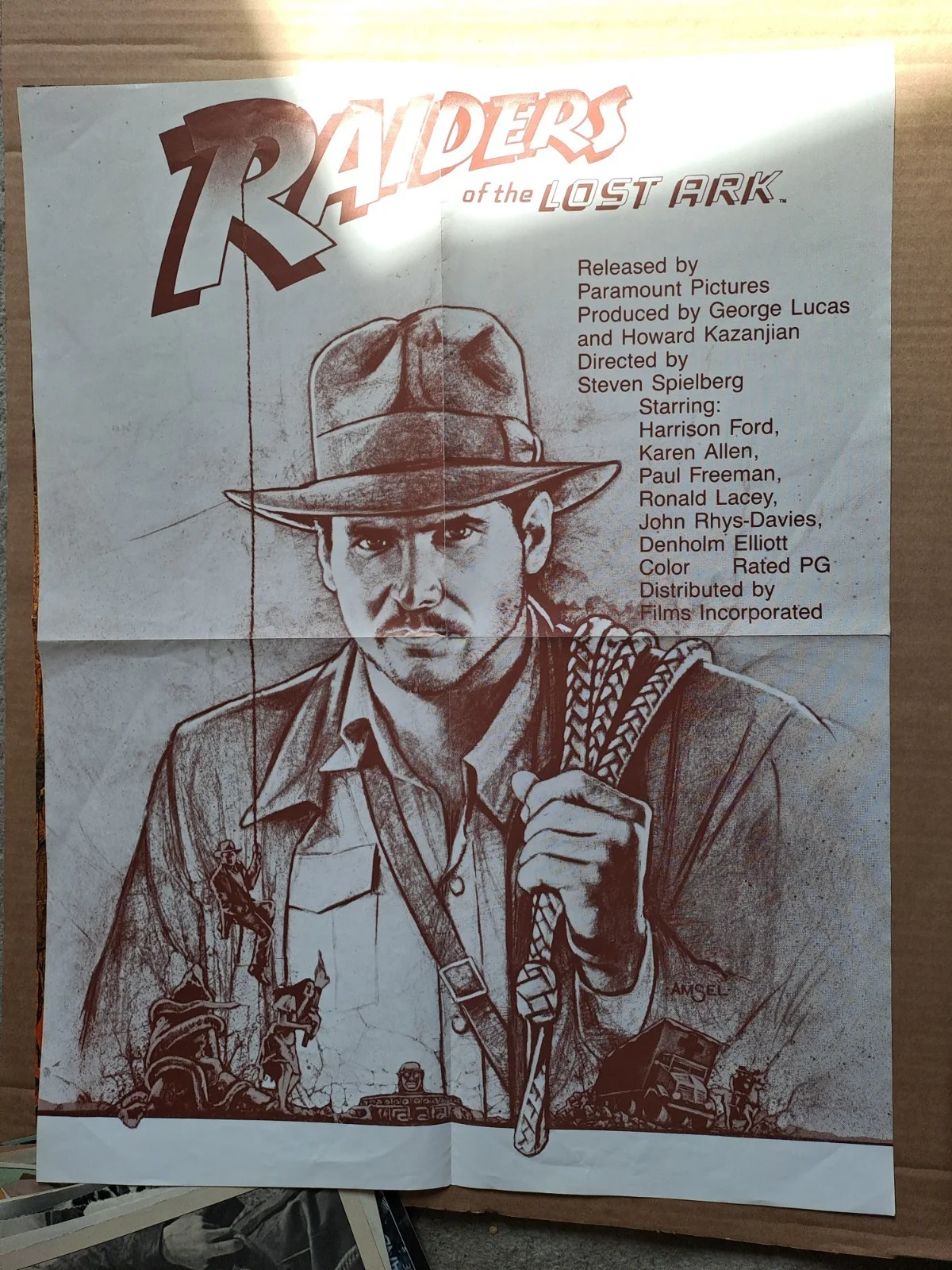 Lot of original RAIDERS OF THE LOST ARK magazines & posters - Harrison Ford, изображение 3